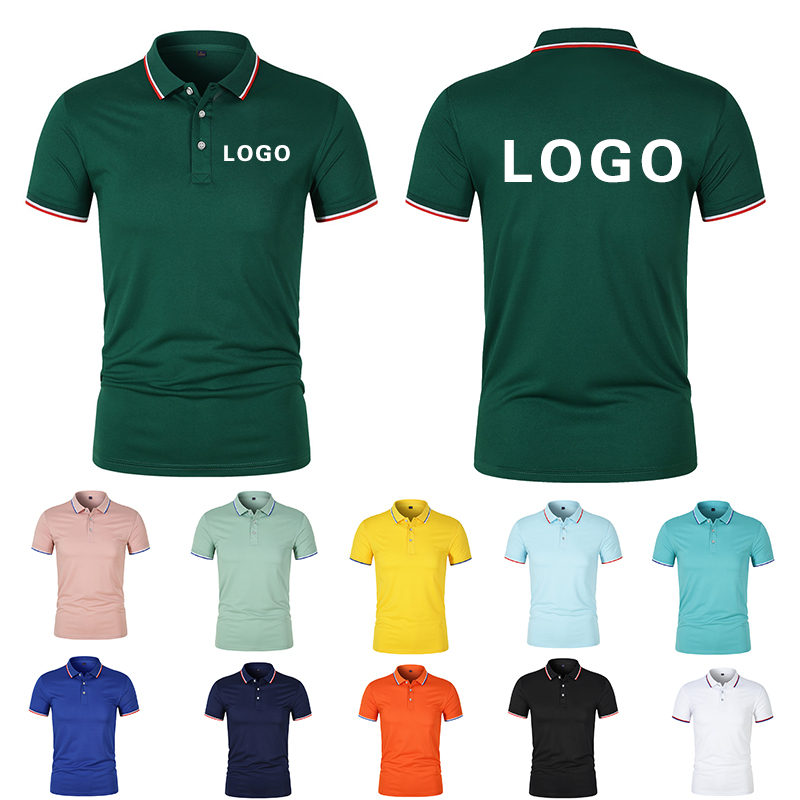 Embroidery On Shirt - เสื้อโปโลแขนสั้นคอปกสำหรับผู้ชายผู้หญิงฤดูร้อนเสื้อ6XL 5XL ขนาดใหญ่ปักโลโก้ชื่อบริษัทกีฬาวิ่งขนาดใหญ่สำหรับผู้ชายและผู้หญิง