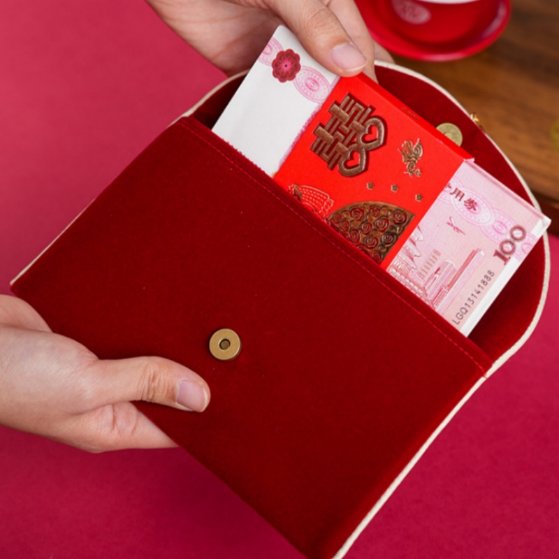 ซองอั่งเปาแต่งงานลายหลากหลาย 1 - Embroidery Red บทวิจารณ์และราคา