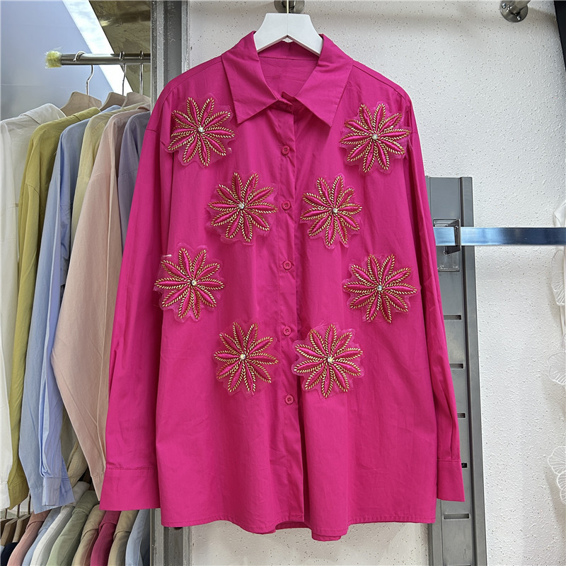 เสื้อผู้หญิง เสื้อเชิ้ตวินเทจ  - Embroidery Online บทวิจารณ์และราคา