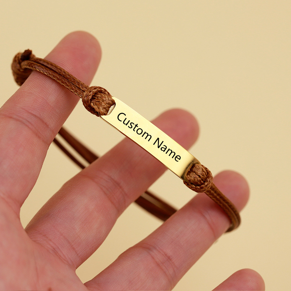 CUSTOM Letter ชื่อสร้อยข้อมือแ - Embroidery Alphabet บทวิจารณ์และราคา