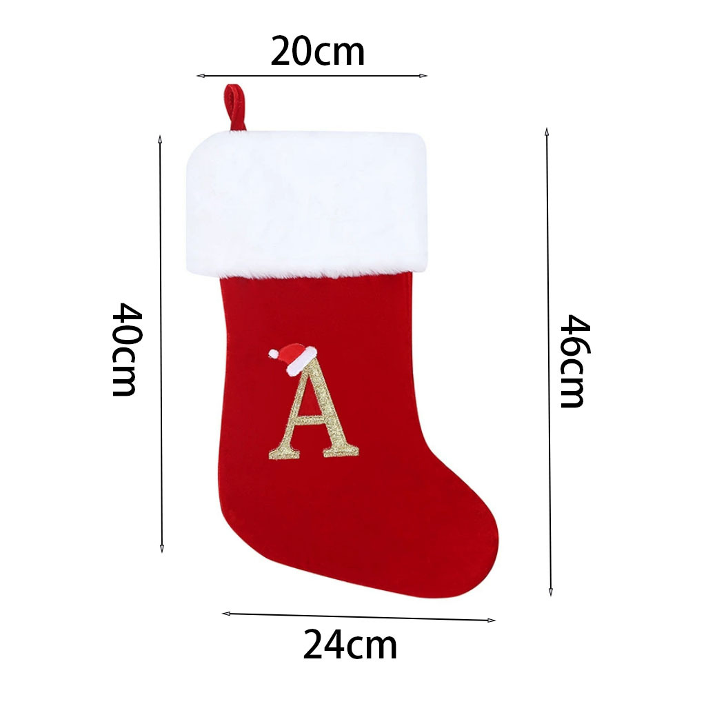 ถุงของขวัญคริสต์มาสปักลายตัวอั - Embroidery Alphabet บทวิจารณ์และราคา