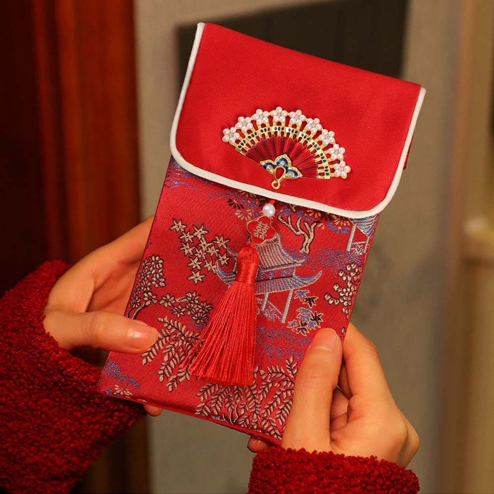 คำอวยพรปีใหม่ ผ้าไหมพรมลายมงคล - Embroidery Red บทวิจารณ์และราคา