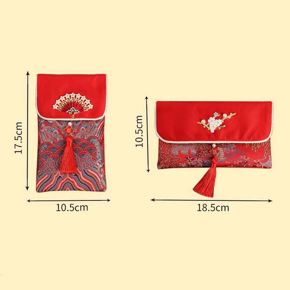 คำอวยพรปีใหม่ ผ้าไหมพรมลายมงคล - Embroidery Red บทวิจารณ์และราคา