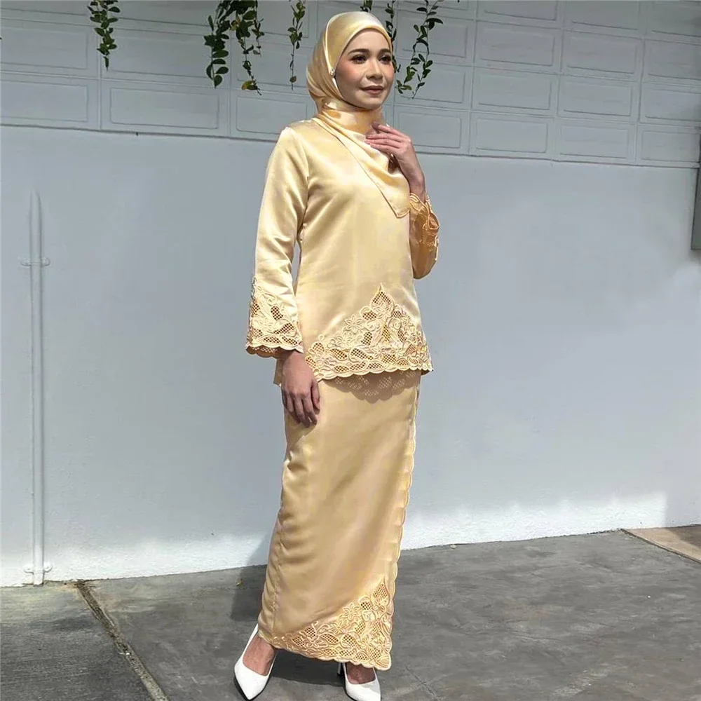 ชุดอาบายะห์สองชิ้นสำหรับผู้หญิ - Embroidery Baju บทวิจารณ์และราคา