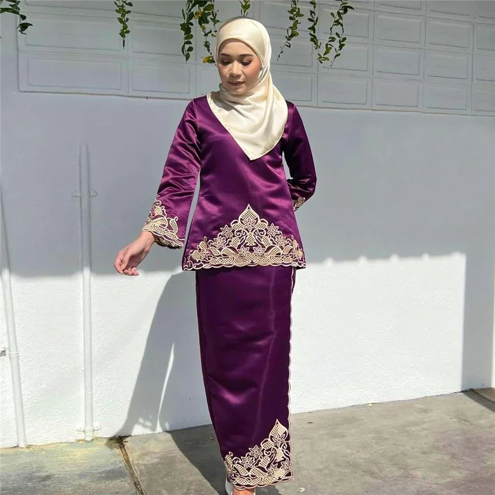 ชุดอาบายะห์สองชิ้นสำหรับผู้หญิ - Embroidery Baju บทวิจารณ์และราคา