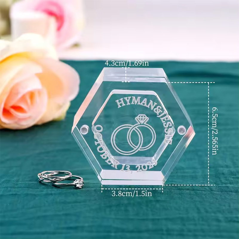 ส่วนบุคคลงานแต่งงานกล่องแหวนอะ - Embroidery Alphabet บทวิจารณ์และราคา