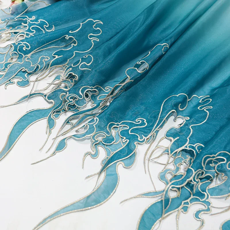 ผ้าปักลายดอกบัวแบบจีนไล่เฉดสี  - Embroidery Wedding บทวิจารณ์และราคา