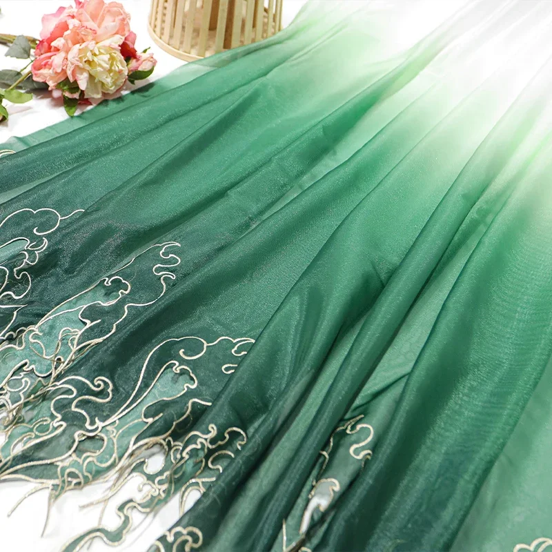 ผ้าปักลายดอกบัวแบบจีนไล่เฉดสี  - Embroidery Wedding บทวิจารณ์และราคา