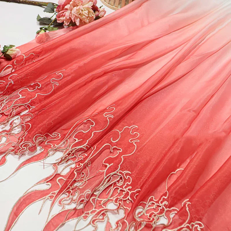 ผ้าปักลายดอกบัวแบบจีนไล่เฉดสี  - Embroidery Wedding บทวิจารณ์และราคา