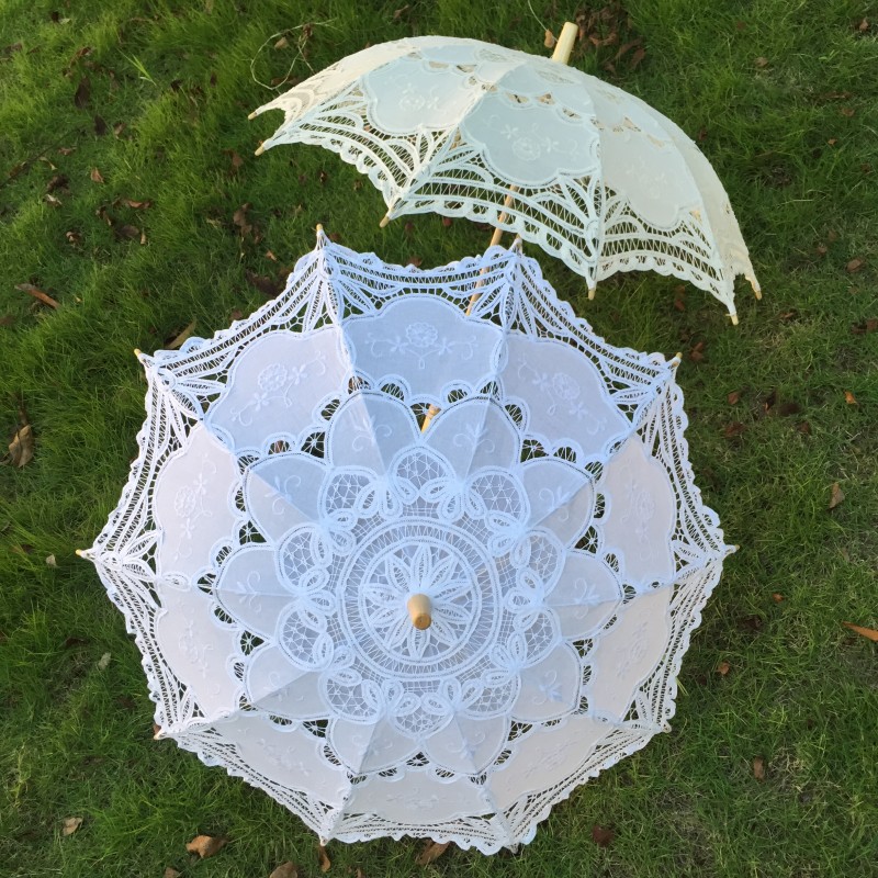 ใหม่ Vintage ลูกไม้เย็บปักถักร - Embroidery Wedding บทวิจารณ์และราคา