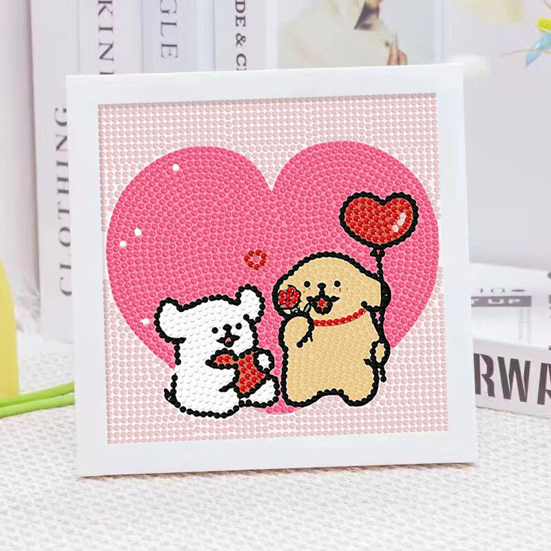 ภาพวาดตกแต่งกรอบคริสตัลรูปสุนั - Embroidery Gift Ideas บทวิจารณ์และราคา