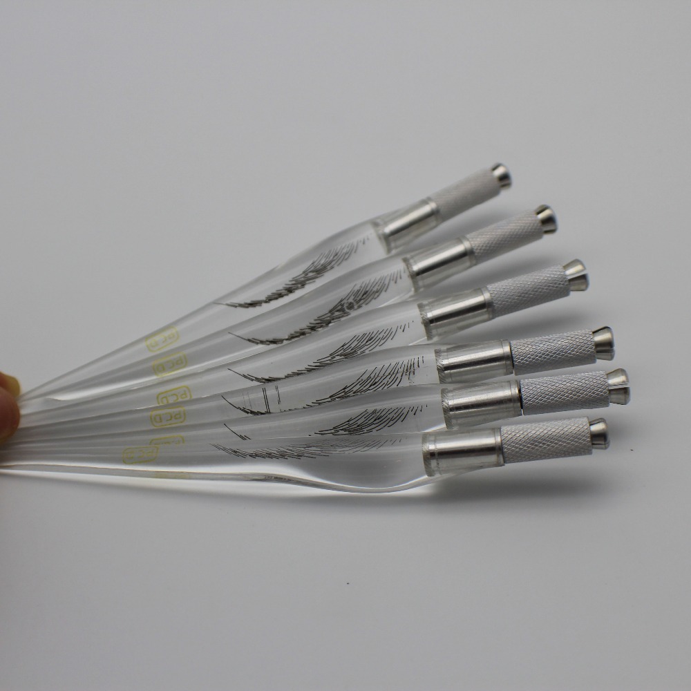 50 Pcs PCD Microblading ปากกาป - Embroidery Eyebrow บทวิจารณ์และราคา