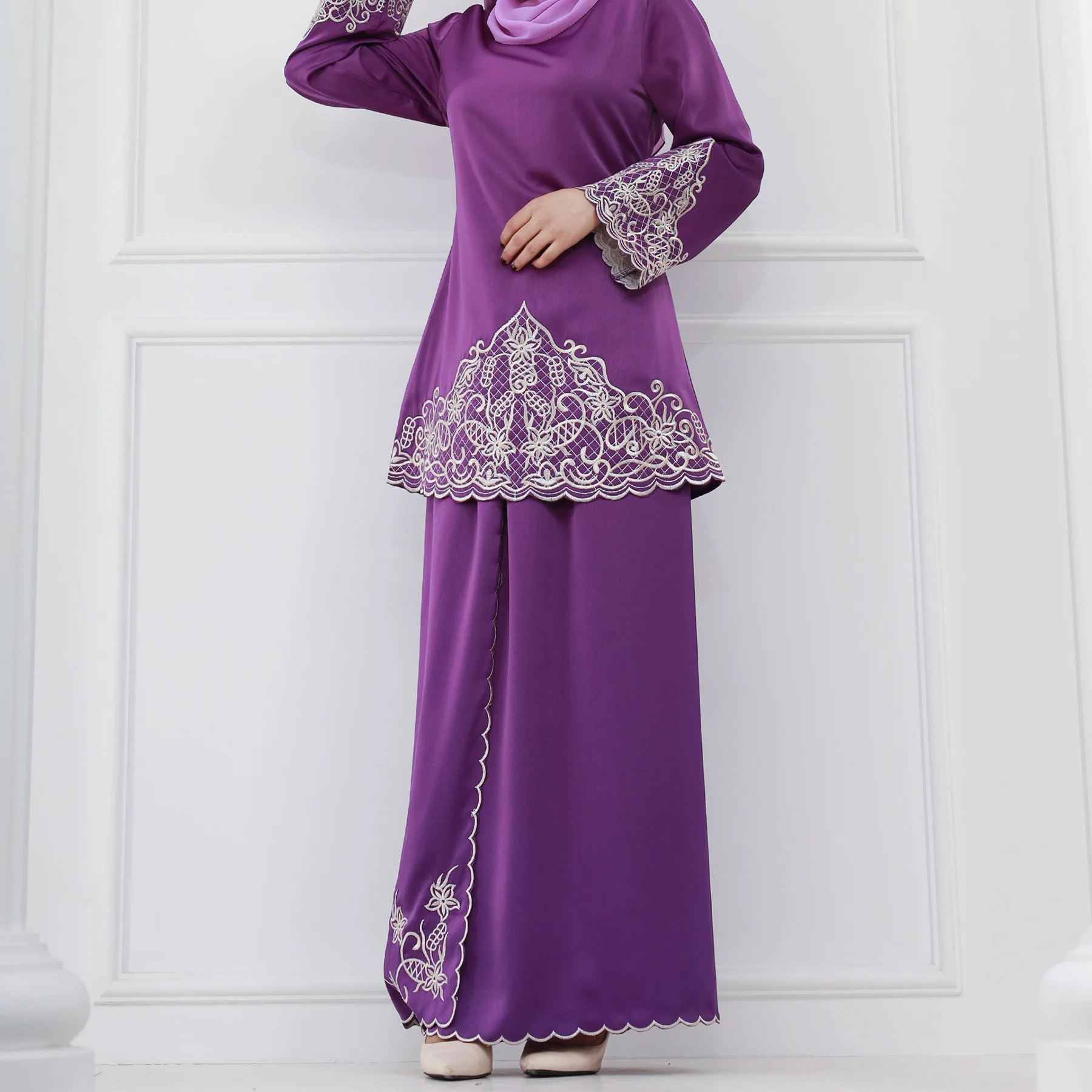 ชุดแฟชั่นมุสลิมสำหรับผู้หญิงใน - Embroidery Baju บทวิจารณ์และราคา