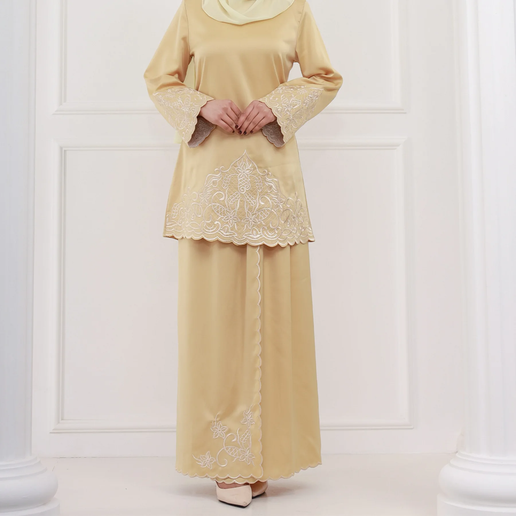 ชุดแฟชั่นมุสลิมสำหรับผู้หญิงใน - Embroidery Baju บทวิจารณ์และราคา
