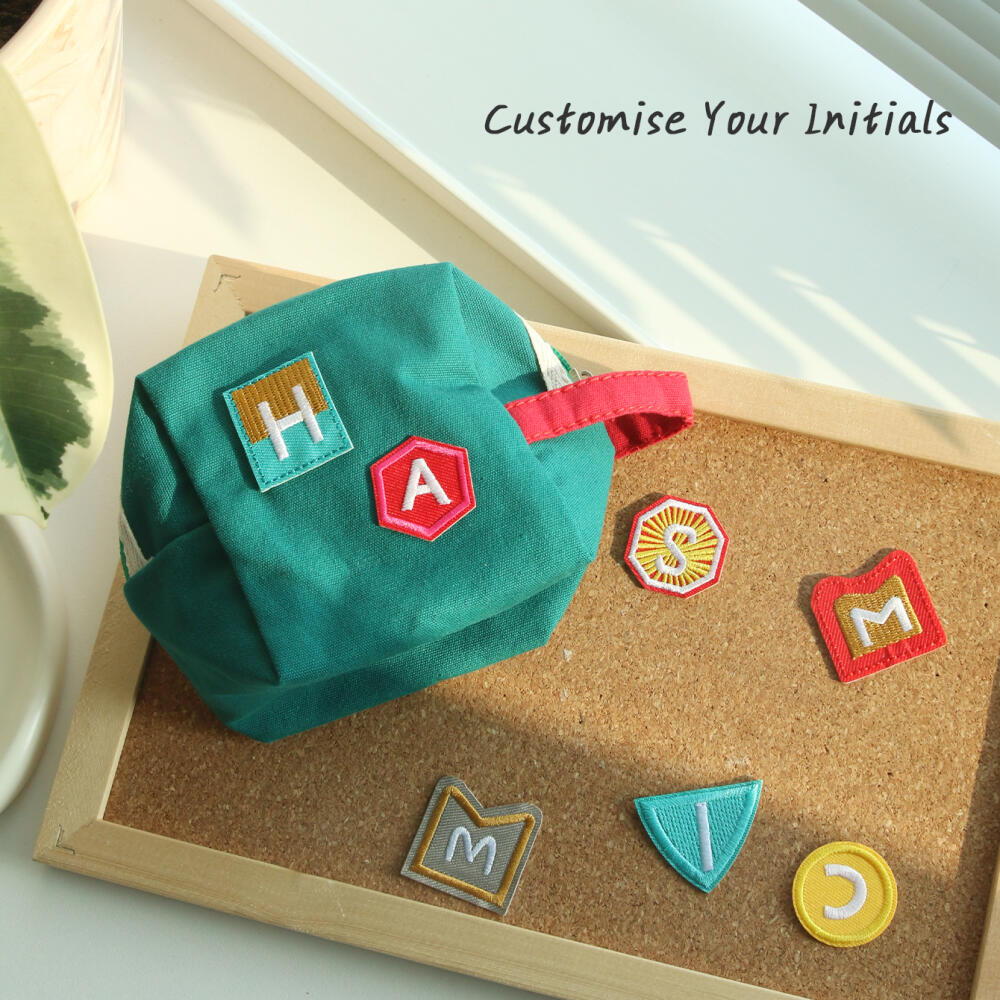 กระเป๋าผ้าแคนวาสขนาดเล็กแบบมีซ - Embroidery Alphabet บทวิจารณ์และราคา
