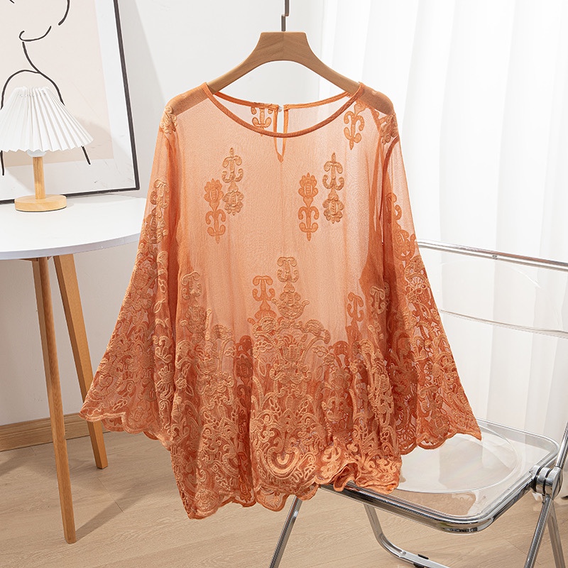 ผ้าไหมหม่อน 100% ผู้หญิงเสื้อแ - Embroidery On Shirt บทวิจารณ์และราคา