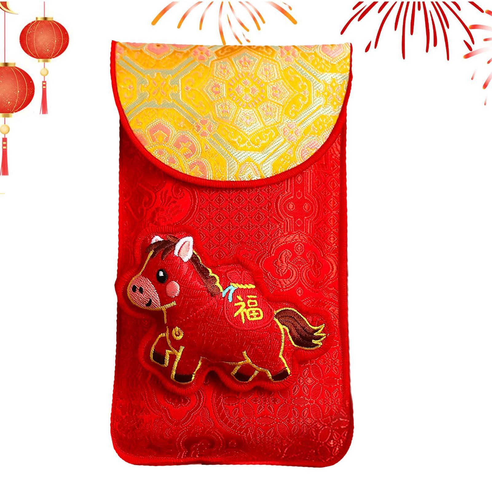 ซองอั่งเปาปักลายม้า ปีนักษัตรม - Embroidery Red บทวิจารณ์และราคา
