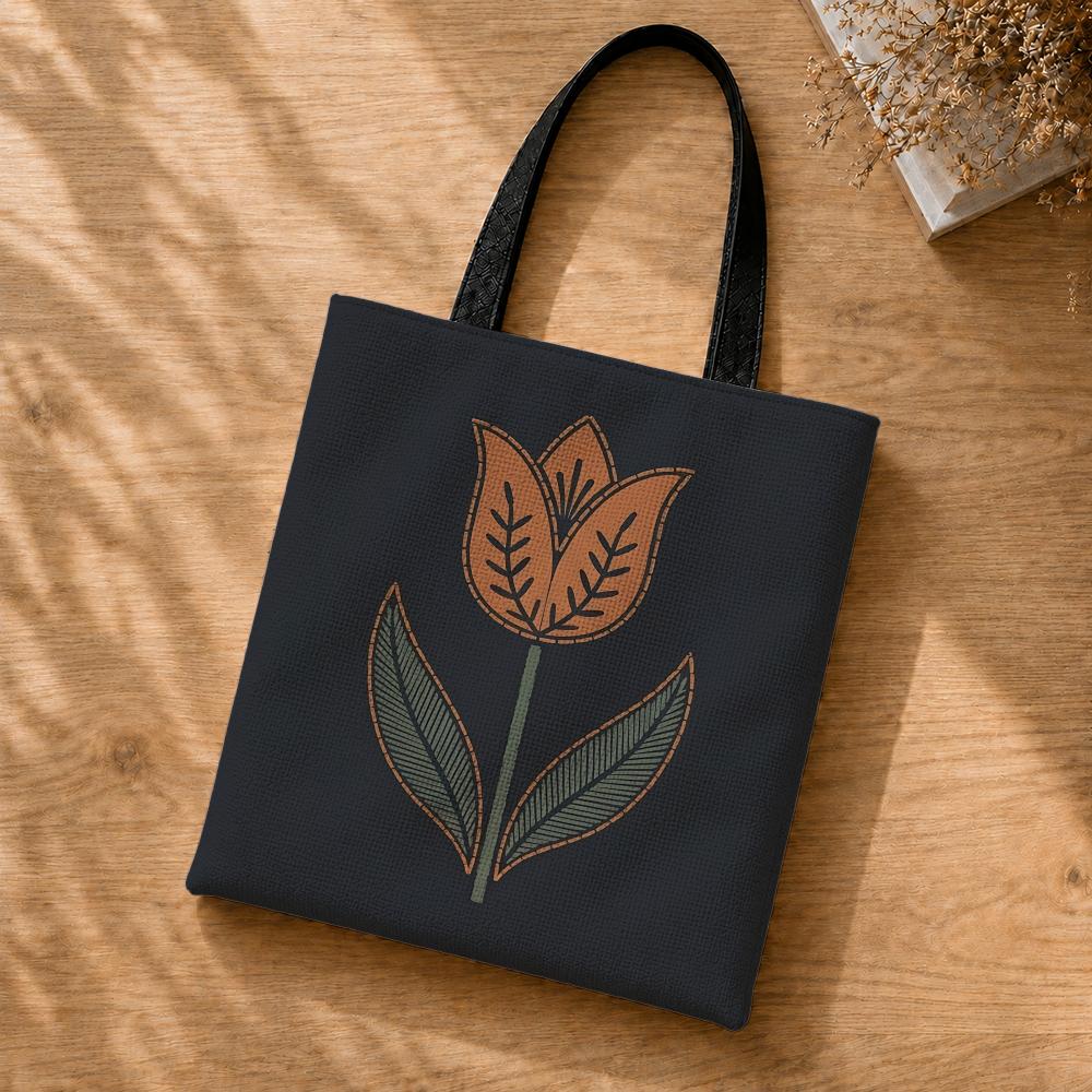 กระเป๋าเก็บของลายปักดอกไม้สไตล - Embroidery Effect Canva บทวิจารณ์และราคา
