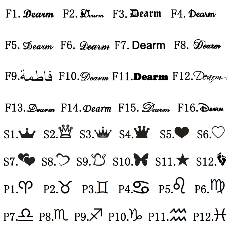 Afirstee สแตนเลสแกะสลักชื่อสร้ - Embroidery Alphabet บทวิจารณ์และราคา