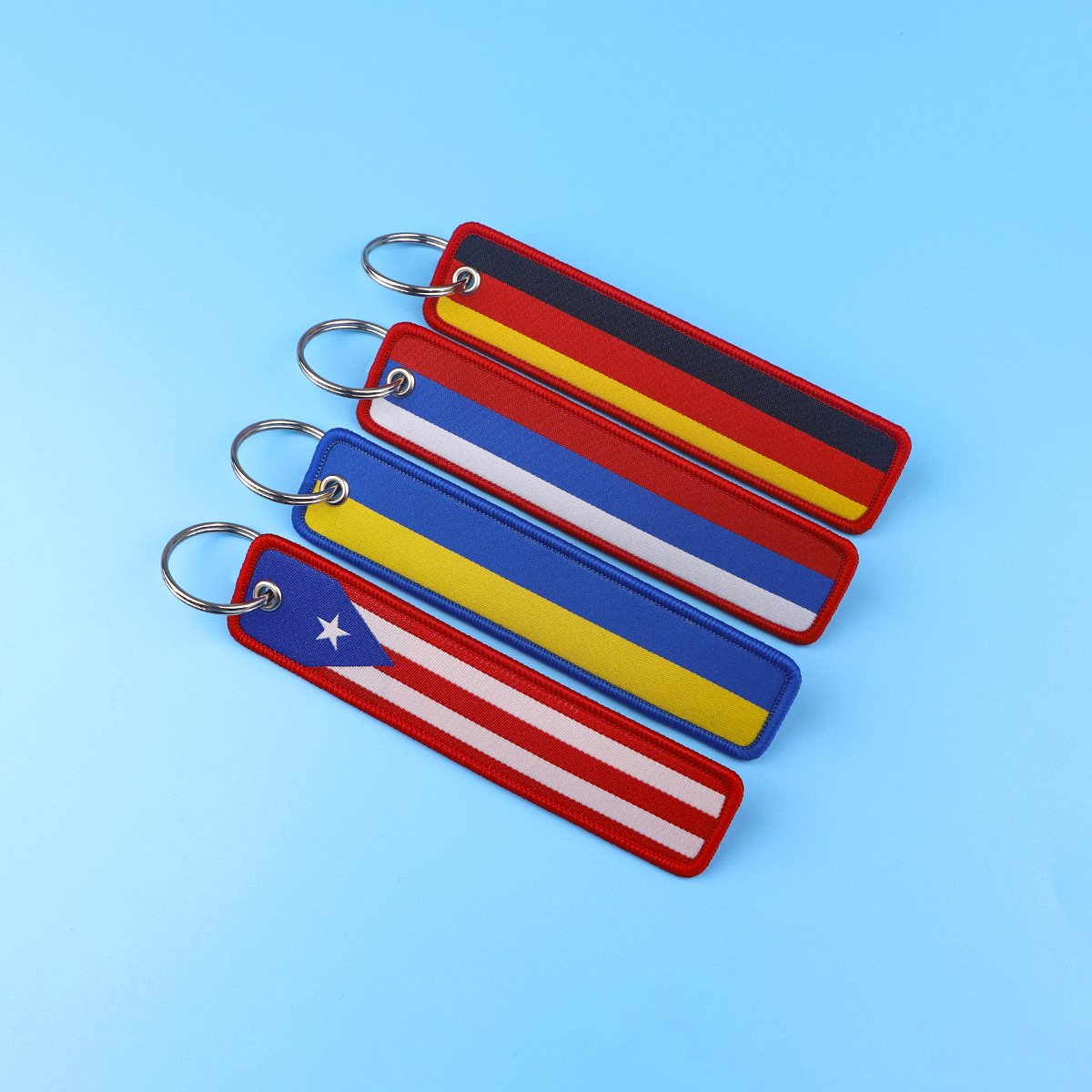 พวงกุญแจปักลายธงชาติ 1 ชิ้น สำ - Embroidery Gift Ideas บทวิจารณ์และราคา